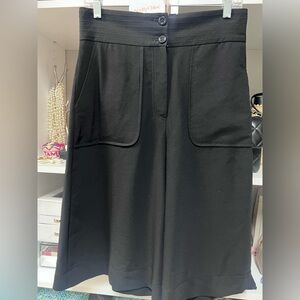 See By Chloe Black A-Line Culottes Pants